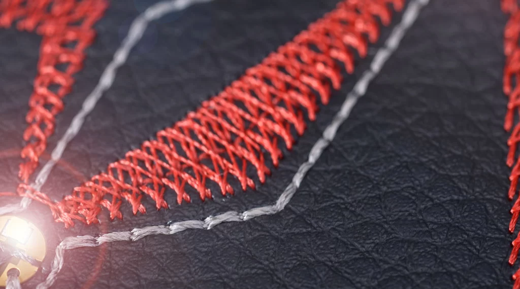 Silver-tech Thread for Medical Textile 3 Sewing_thread_Silver-tech_AMANN_seam