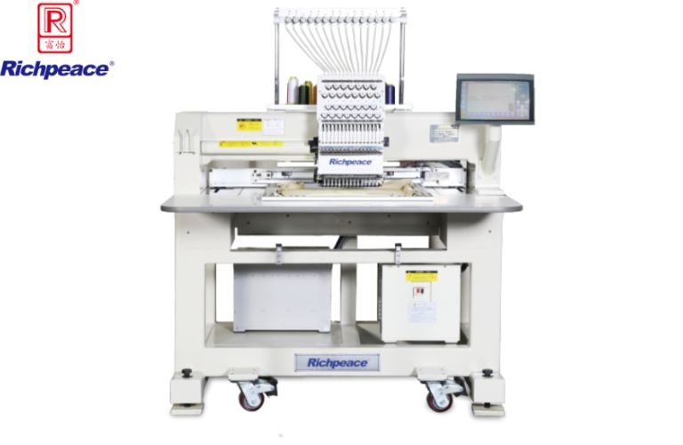 Richpeace Precision Single Head Cap Tubular Embroidery Machine (2)