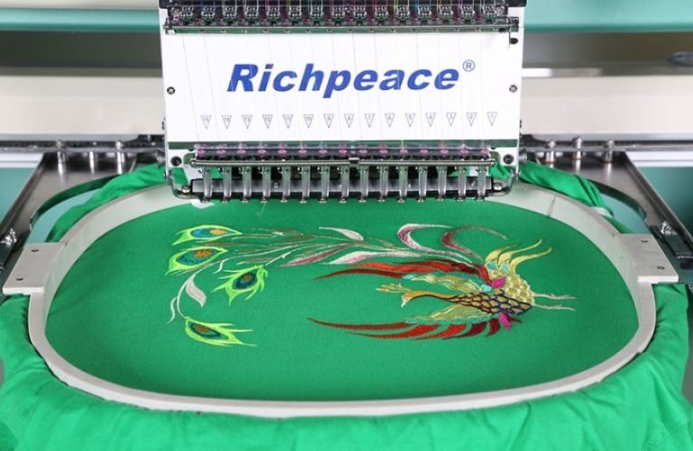 Richpeace Precision Single Head Cap Tubular Embroidery Machine (3)