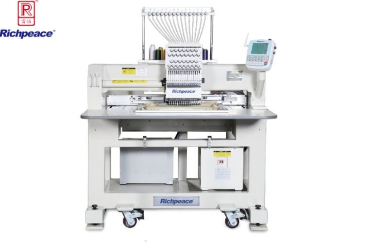Richpeace Precision Single Head Cap Tubular Embroidery Machine (4)